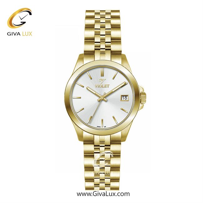 ساعت مچی اورجینال مردانه ویولت VIOLET طلایی | طلایی| نقره ای| کد رفرنس 0555/2